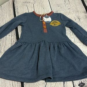 Lulu and Roo Girls Polar Express Dress Size 3T.